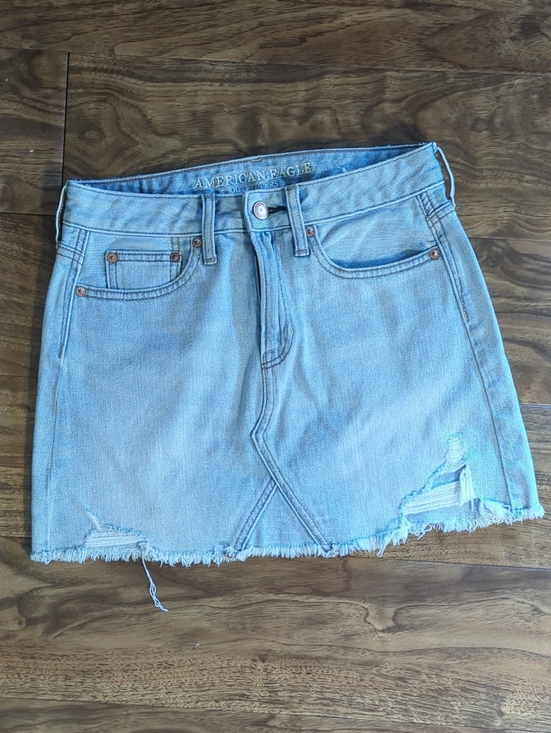 American Eagle Outfitters Dresses & Skirts - American Eagle Outfitters Light Blue Denim Mini Skirt